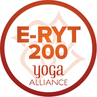 logo E-RYT 200 yoga alliance Magdalena Klizova