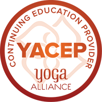 202 kulaté oranžové logo YACEP ve formátu png yoga alliance magdalena klizova